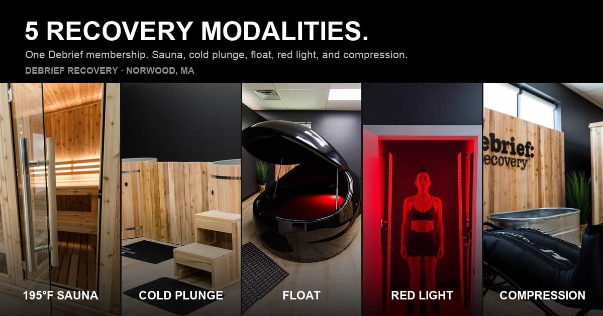 Five Recovery Modalities, One Price: What Sets Debrief Apart